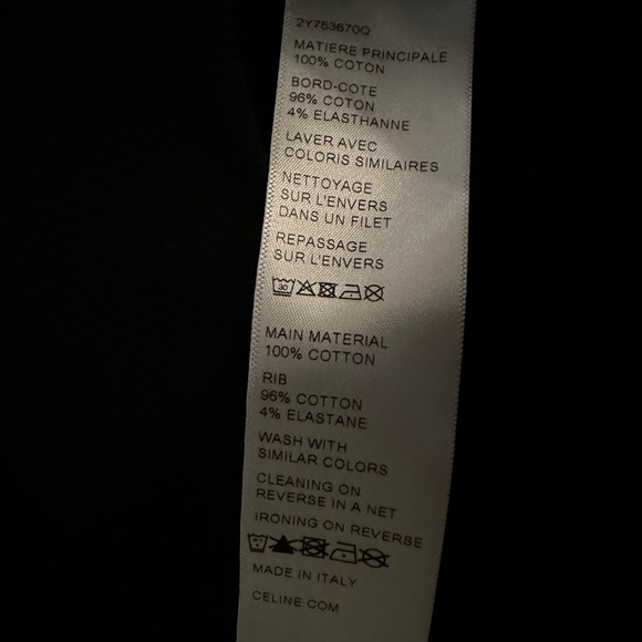 Celine Black Hoodie Sweatshirt Men’s L - Picture 7 of 10